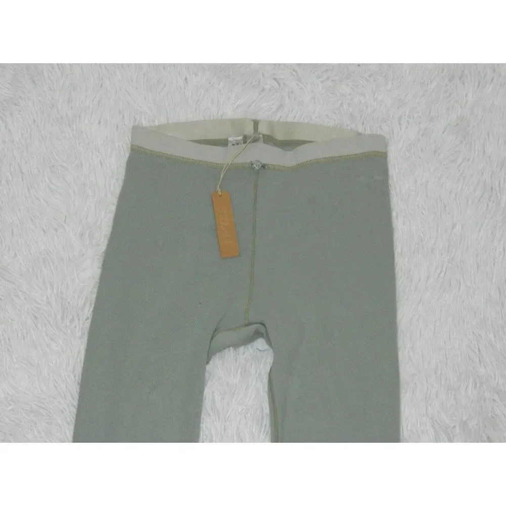 Skims Leggings Little Girls  Pointelle‎ Mineral  Sleep Thermals Size 8